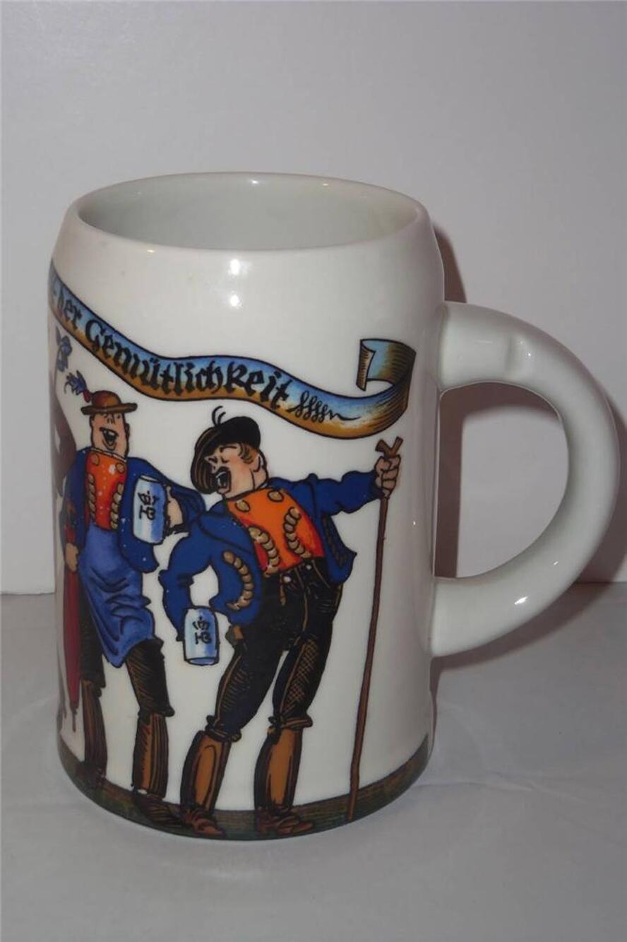 German Ein Profit Der Gemutlichkeit Mug Beer Heavy Large -051428